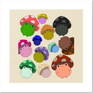 Mush Froggy Friends Posters and Art